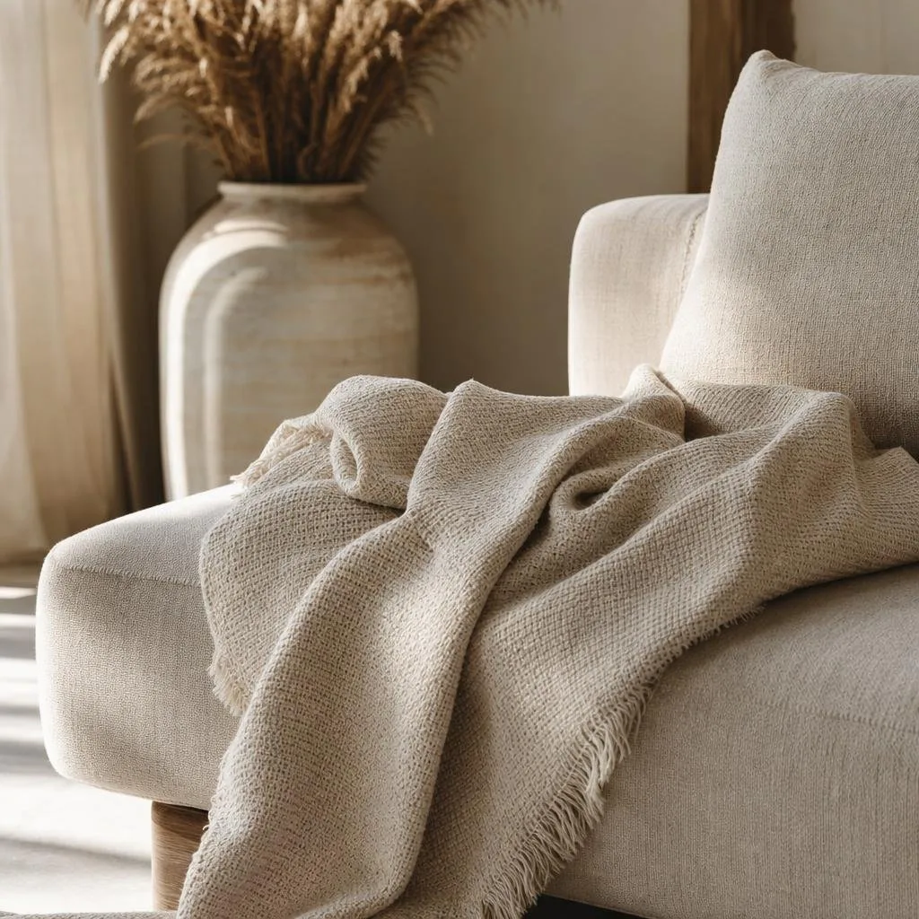 Loom Three-Seat Linen Sofa